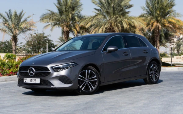 Grey Mercedes A180, 2023