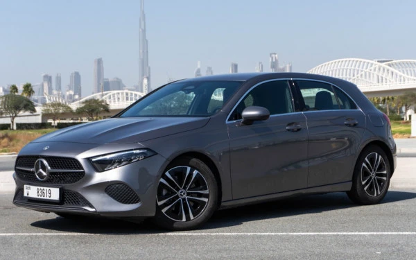 Grey Mercedes A180, 2023