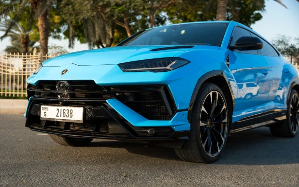  Blue Lamborghini Urus Photo 