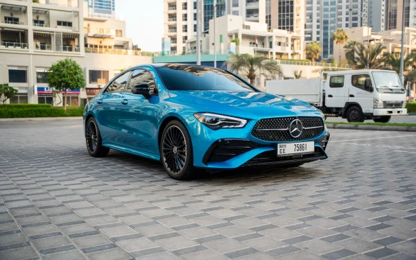  Blue Mercedes CLA200 Photo 