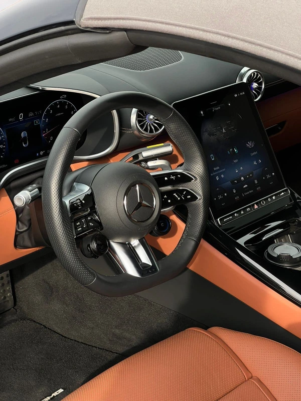  Blue Mercedes SL 43 AMG Photo 