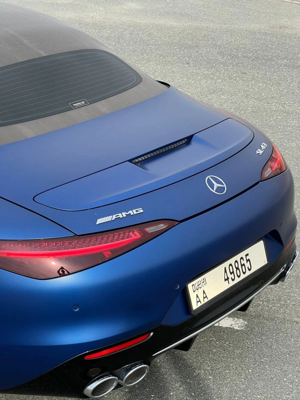  Blue Mercedes SL 43 AMG Photo 