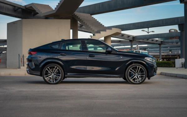  Dark Blue BMW X6 M-kit Photo 