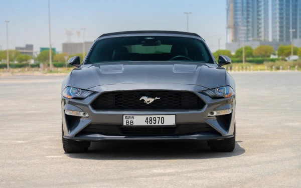  Dark Grey Ford Mustang cabrio Photo 