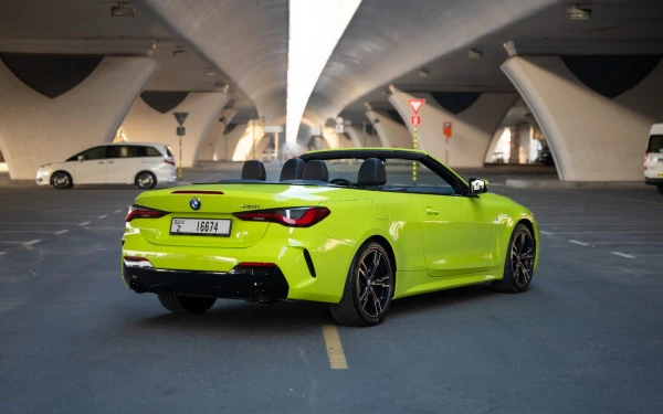  Lime Green BMW 430i cabrio Photo 