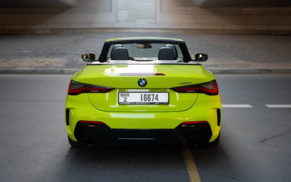  Lime Green BMW 430i cabrio Photo 