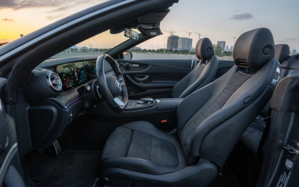  Dark Grey Mercedes E200 Cabrio Photo 