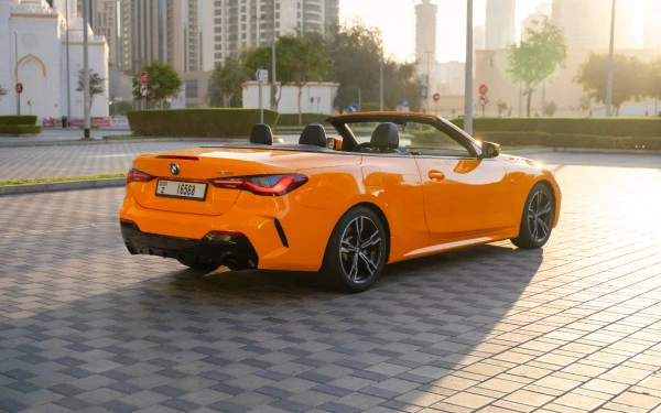  Orange BMW 430i cabrio Photo 