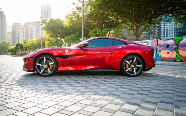  Red Ferrari Portofino M Photo 