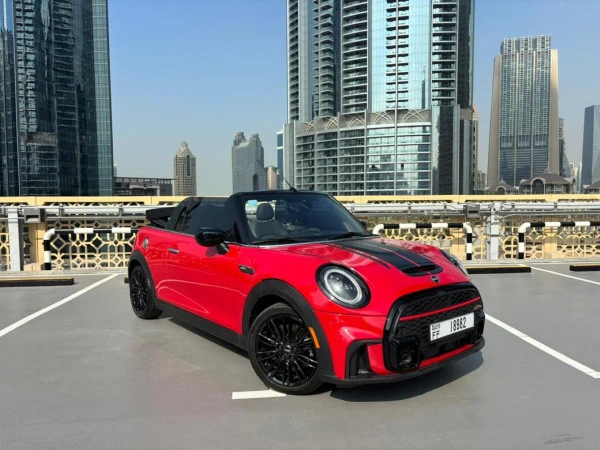  Red Mini Cooper Cabrio S Photo 