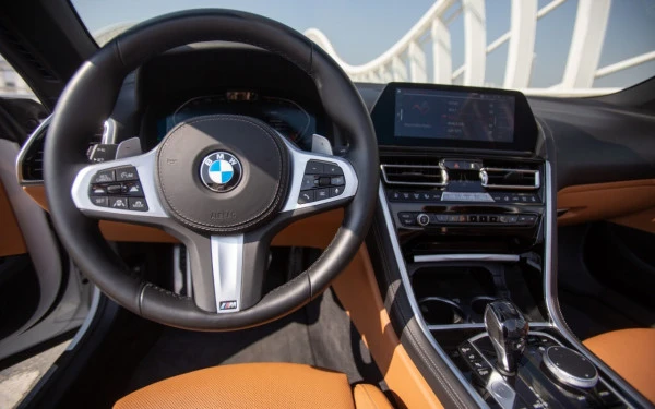  White BMW 840i cabrio Photo 