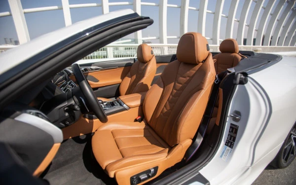  White BMW 840i cabrio Photo 
