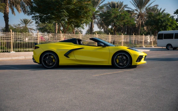  Yellow Chevrolet Corvette Photo 