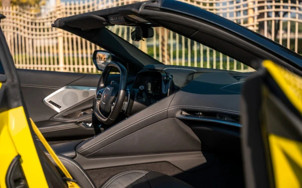  Yellow Chevrolet Corvette Photo 