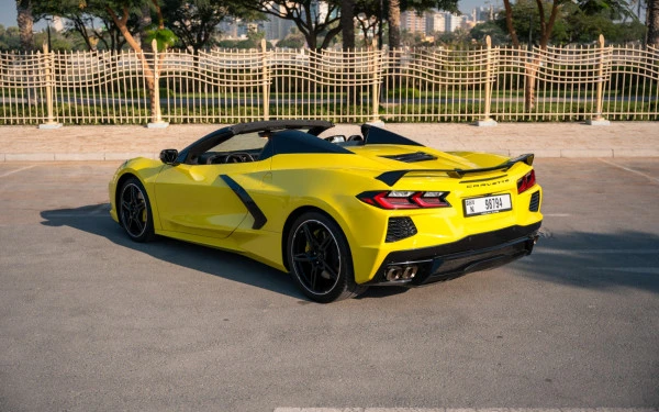  Yellow Chevrolet Corvette Photo 