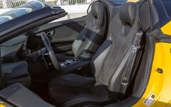  Yellow Lamborghini Huracan Spyder Photo 